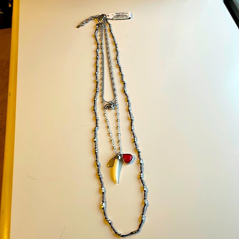 Lucky Brand Three Strand Necklace - Picture 4 of 6